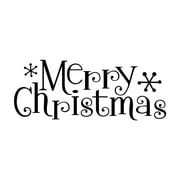 ionze Home Decorations Merry Christmas Wall Stickers Removable Christmas Art Decals Christmas Window Stickers Wall Office Children Living Room Decorations Home Ornament 2024 (A)